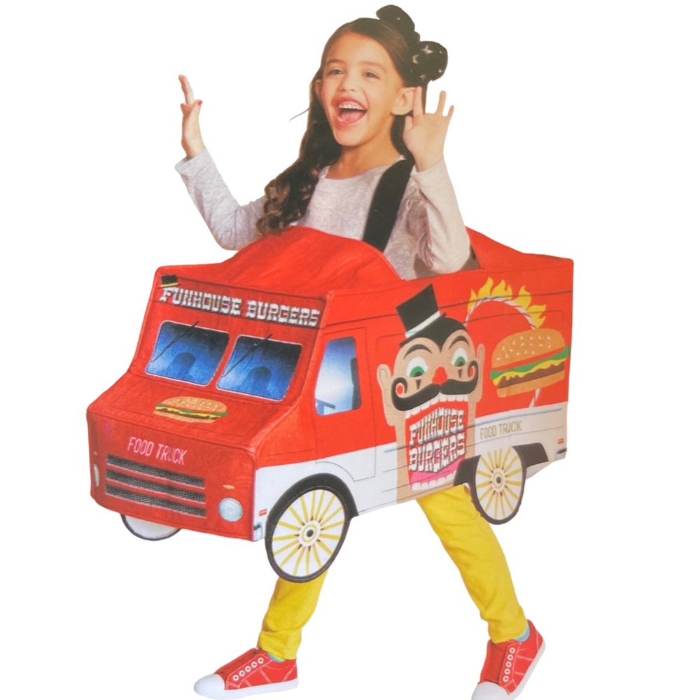New never worn food truck costume one size fits most adjustable straps